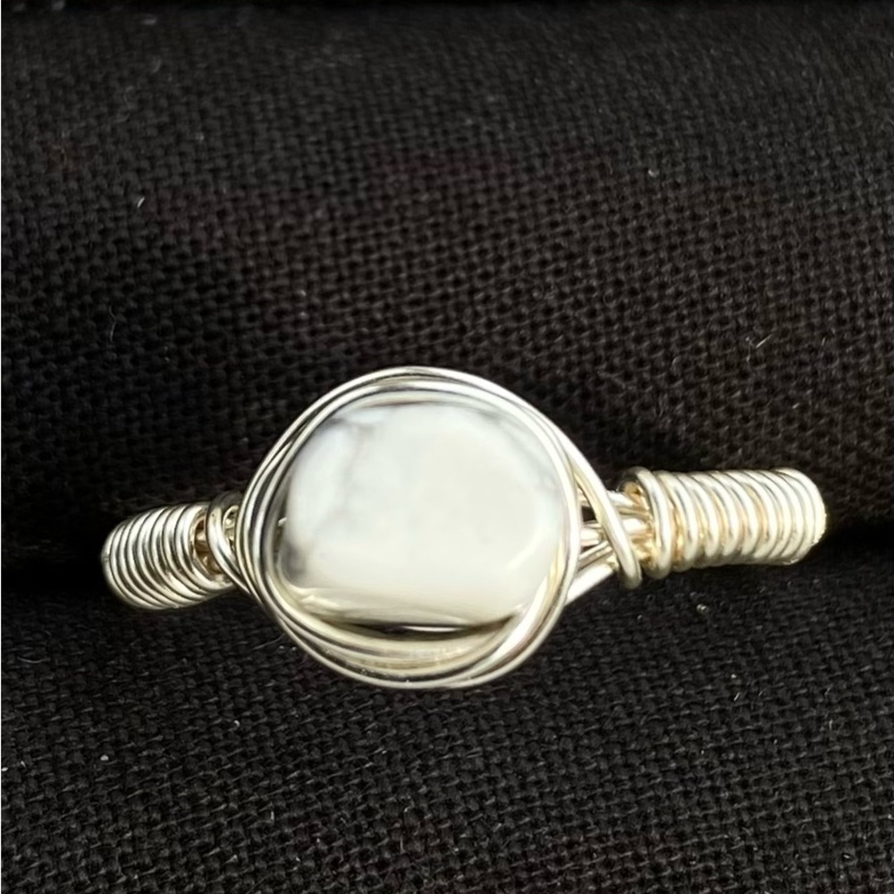 Crystal ring.